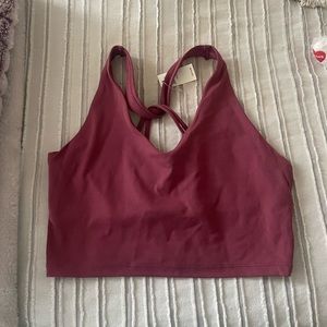 Aerie long line bralette size medium NWT